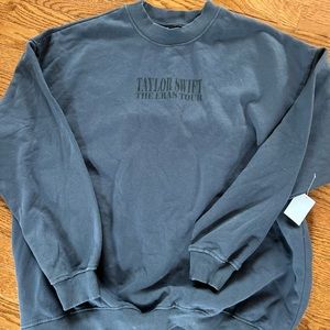 NWT Taylor Swift Eras Tour EXCLUSIVE Blue Crew Neck